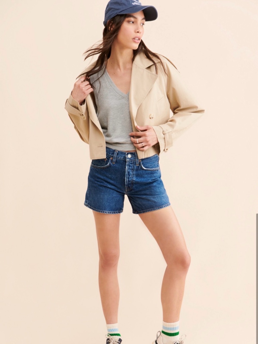 AGOLDE Parker Long Shorts